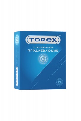 Презервативы "TOREX" продлевающие, 3 шт.